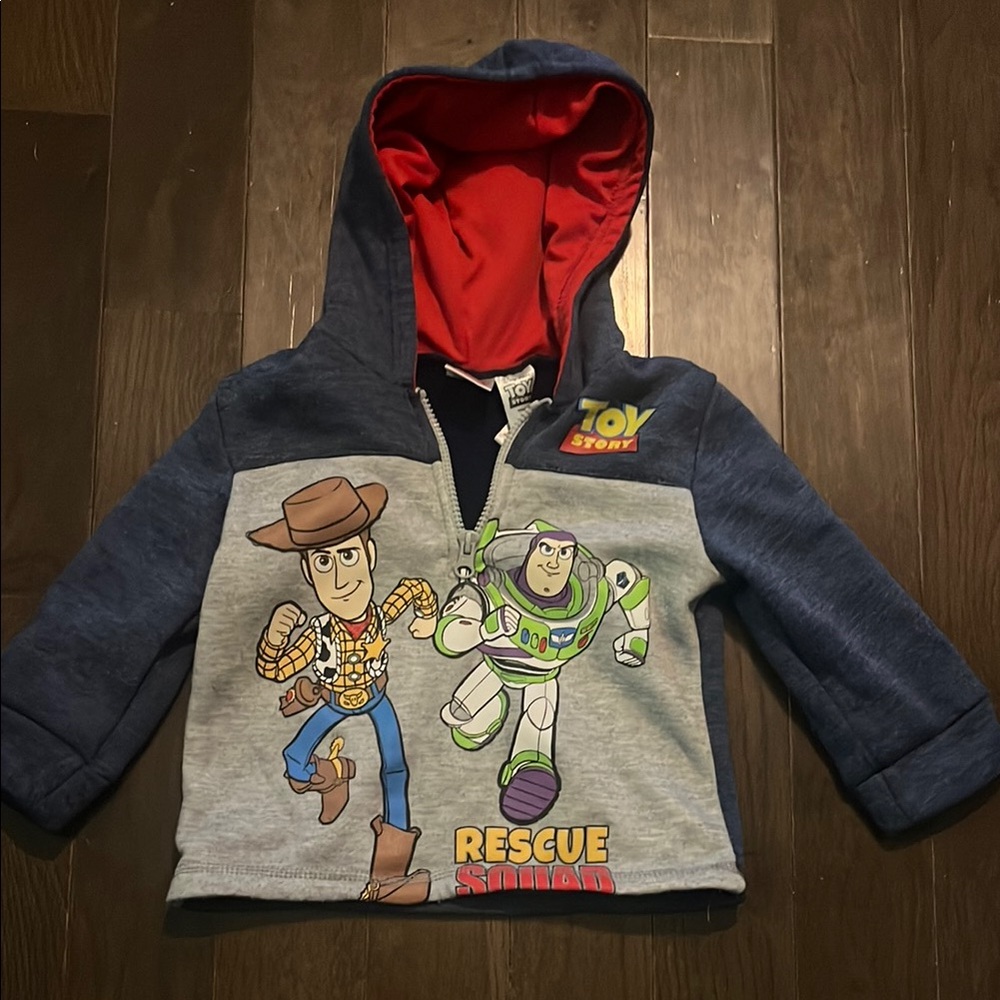 Disney Toy Story Blue and Red Hoodie
